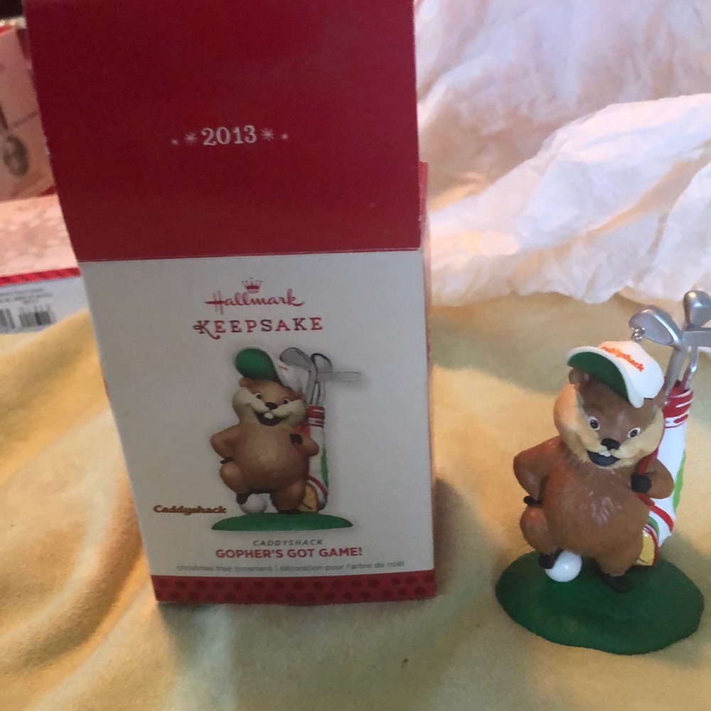Hallmark “Gopher’s Got Game!” Caddyshack 2013 ornament EUC box collectible